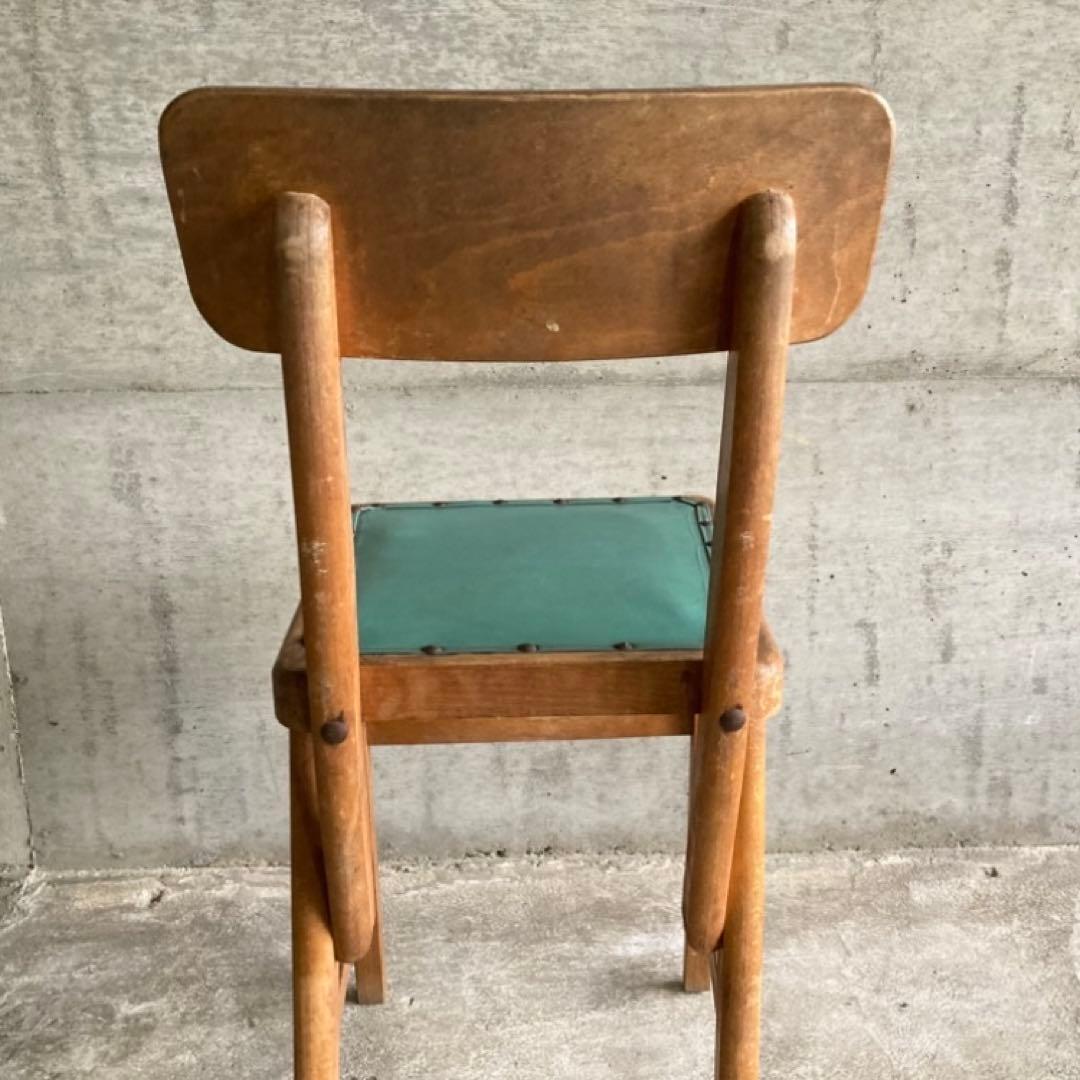 オールドマルニ チェア 椅子 背もたれ 木製 家具 レトロ ヴィンテージ