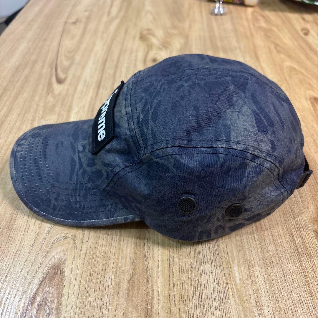 Supreme ダークグレー迷彩キャップ