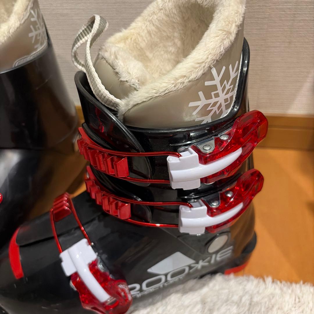 ロシニョール　スキー板　スキーブーツ　ストック　ジュニア　セット 120 22