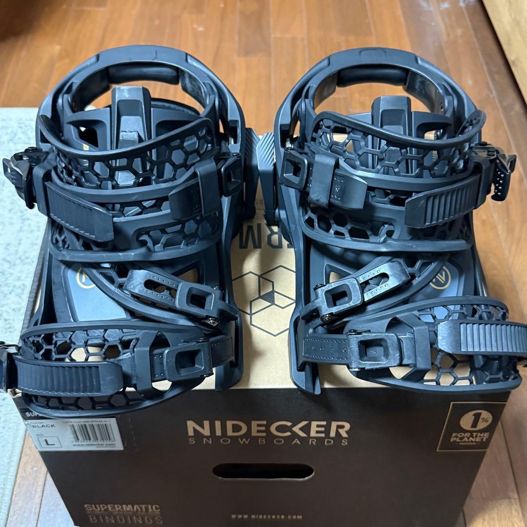 NIDECKER SUPER MATIC Lサイズ ブラック 24-25モデル