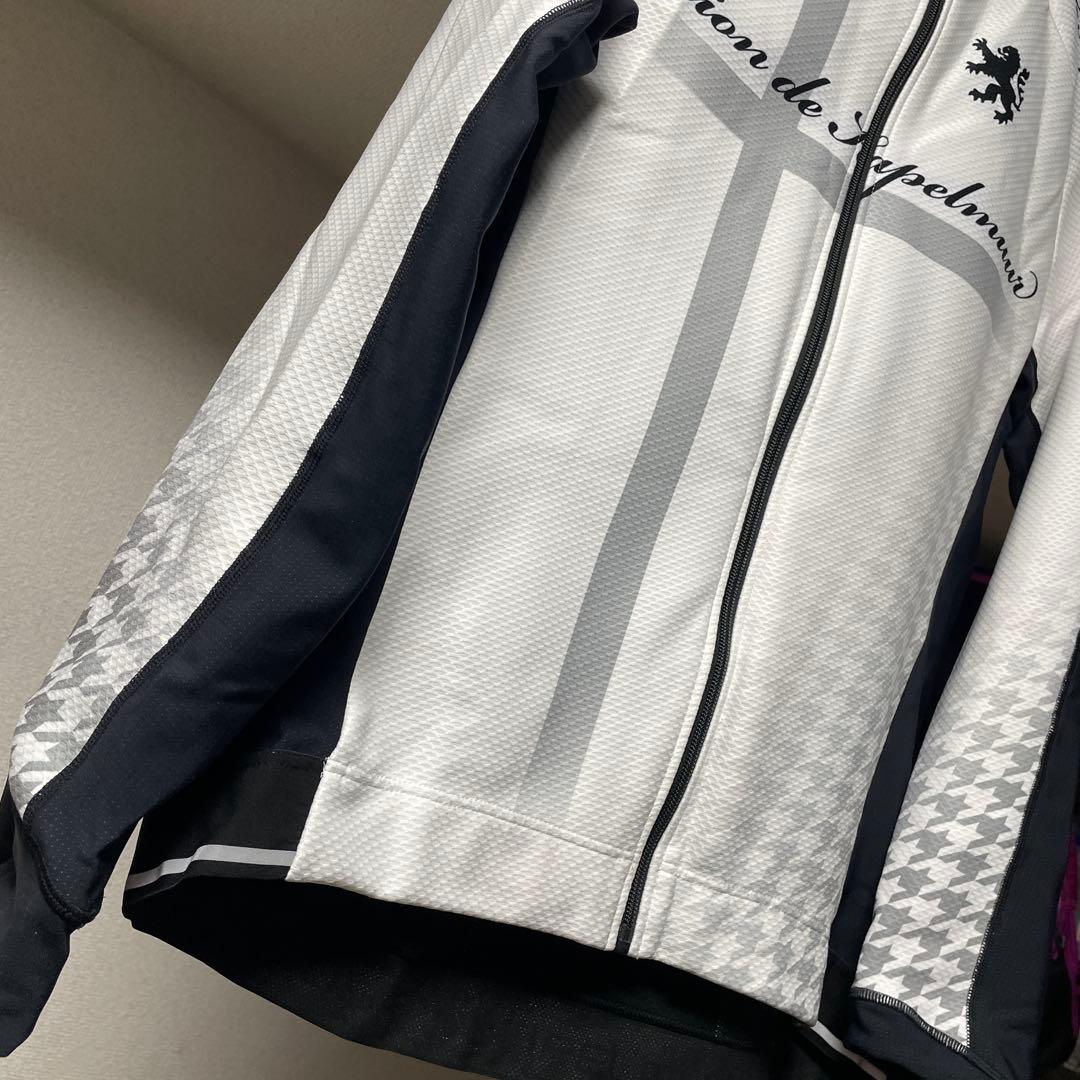 定価20000円ほど カペルミュール 冬 上着 長袖 白 千鳥 ロードバイク