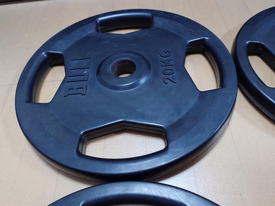 ① BULL ラバープレート　グリップホールディングタイプ フリーウエイト