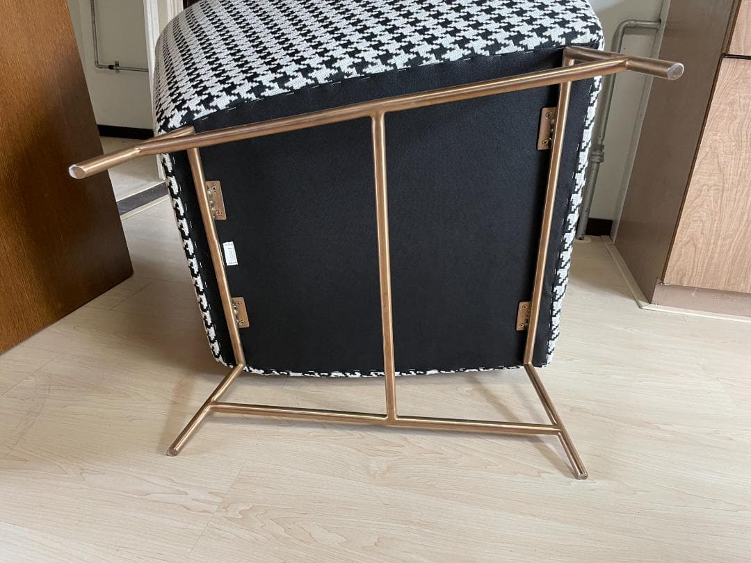 Francfranc AUGEN CHAIR オウゲンチェア 千鳥格子柄