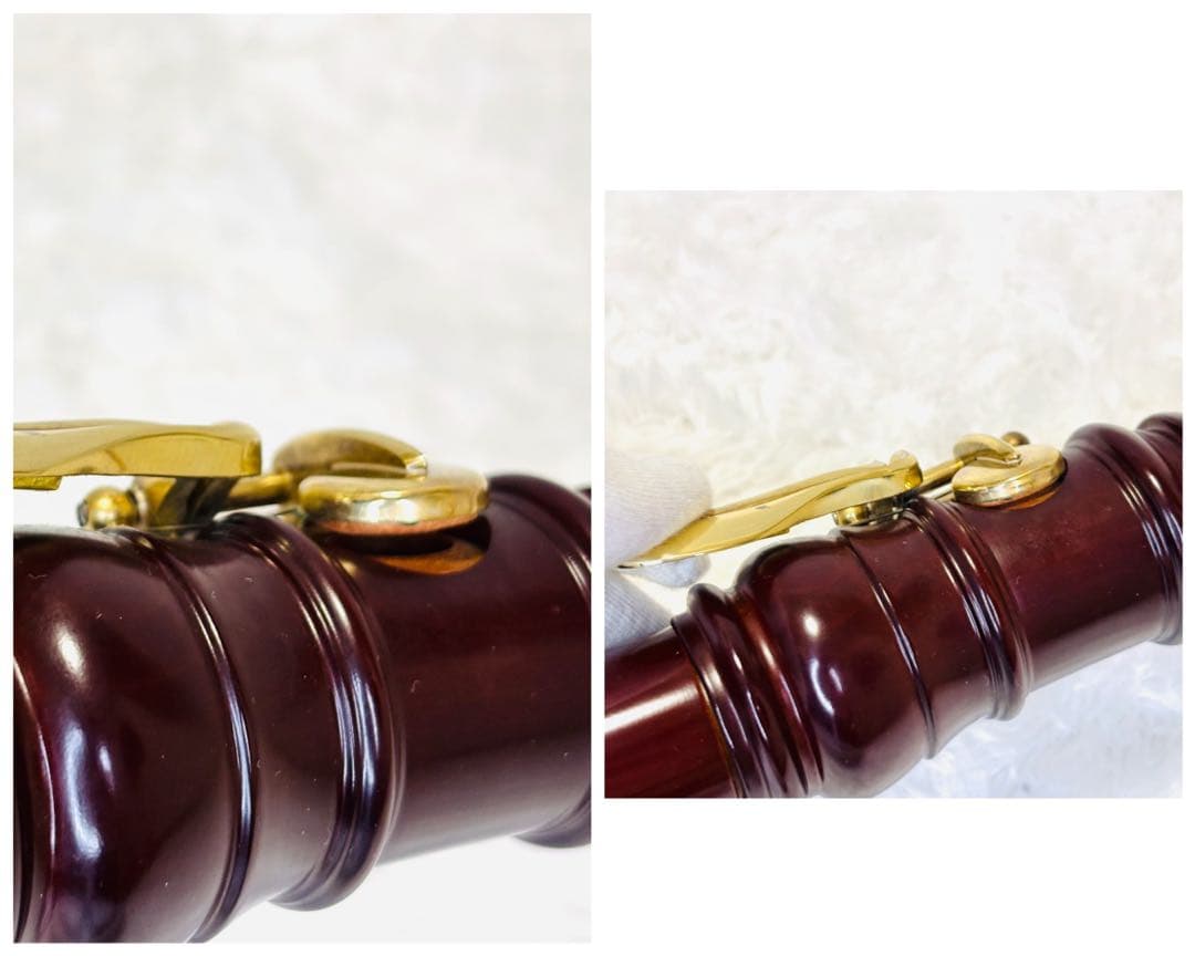 美品 ヤマハ 木製テナーリコーダー バロック式 ケース付