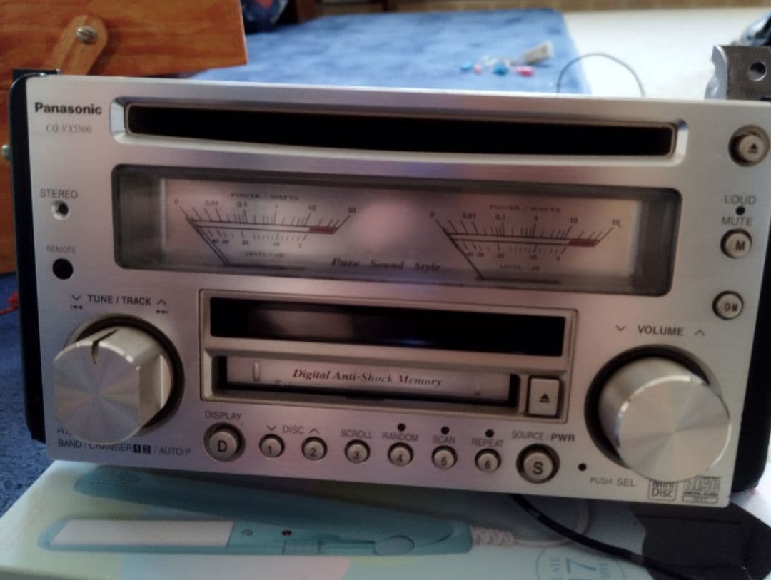 Panasonic CQ-VX5500CD・MD・カセットデッキ