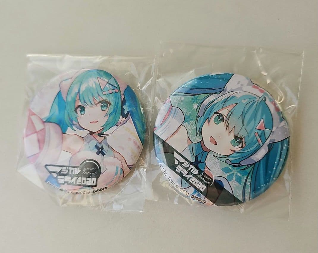 初音ミク　缶バッチ　マジカルミライ　2020　冬