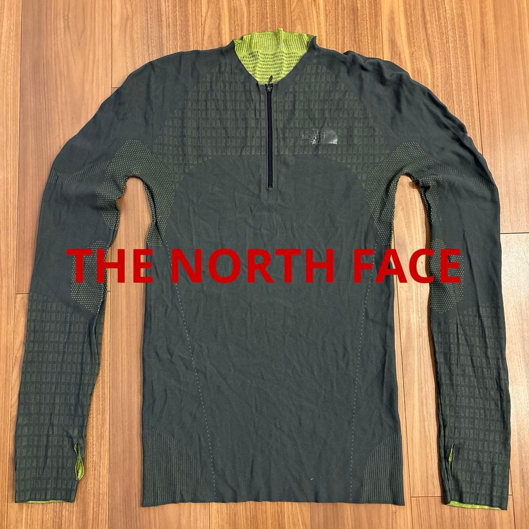 【THE NORTH FACE】希少品　メッシュ長袖シャツ ハーフジップ