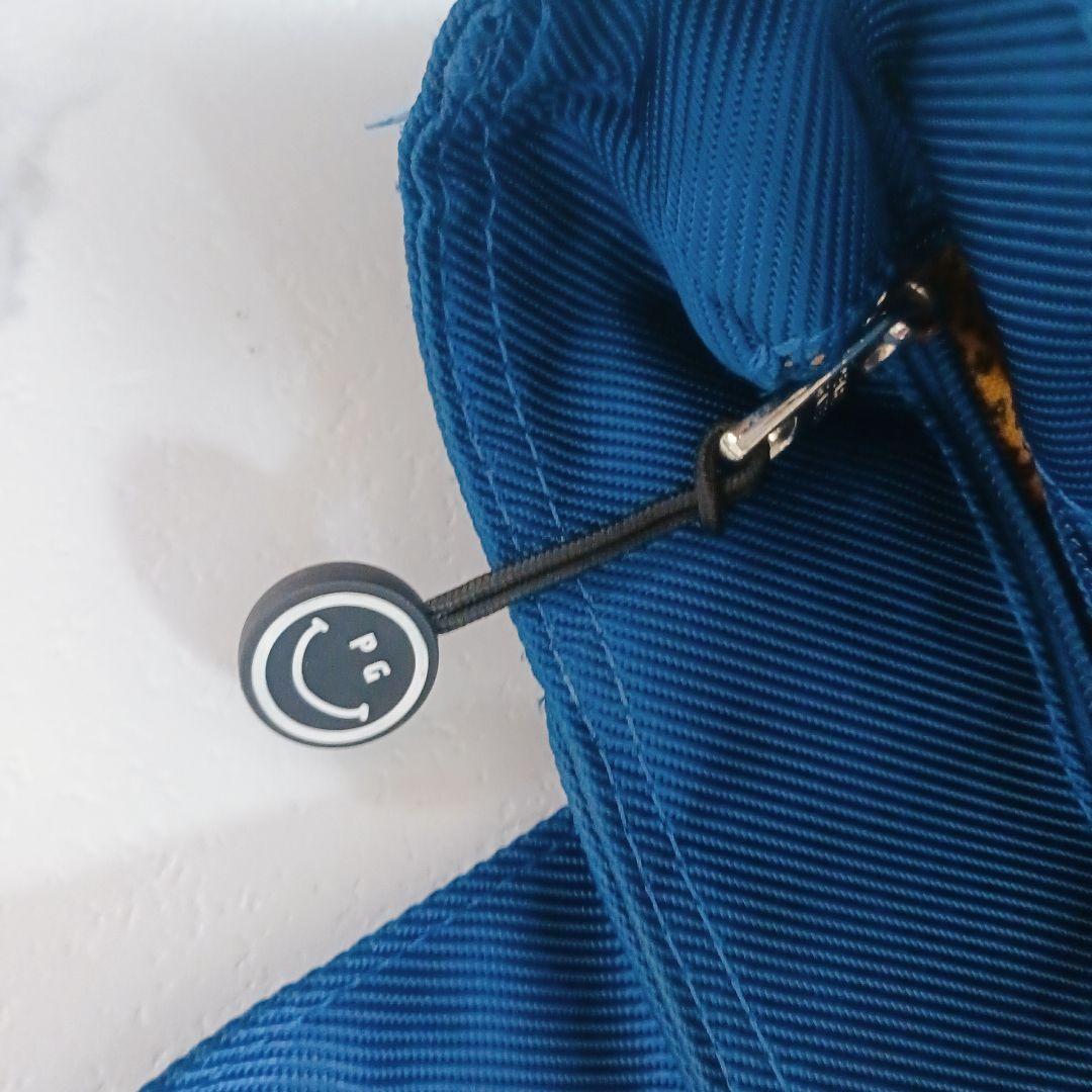 未使用級✨PEARLY GATES ネイビー カートバッグ ゴルフ　ロゴ刺繍