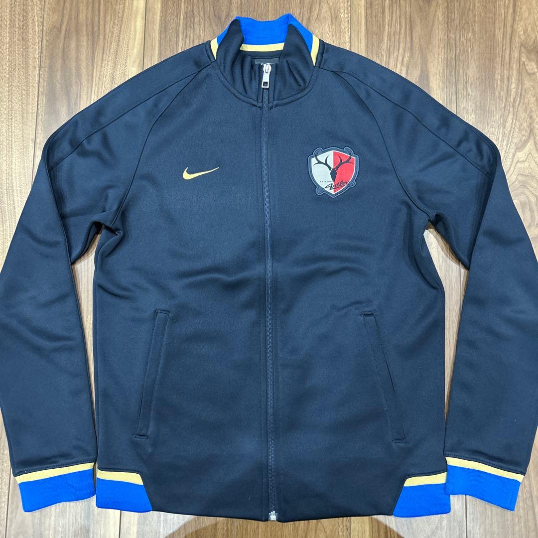 レア 美品 ナイキ 鹿島アントラーズジャージ M ネイビー×ブルー