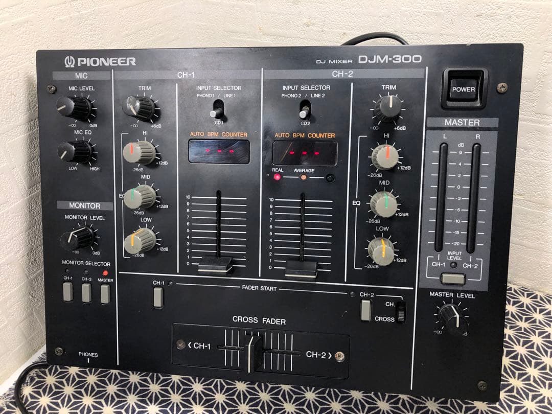 pioneer dj パイオニア　DJM-300 フェーダーメンテナンス