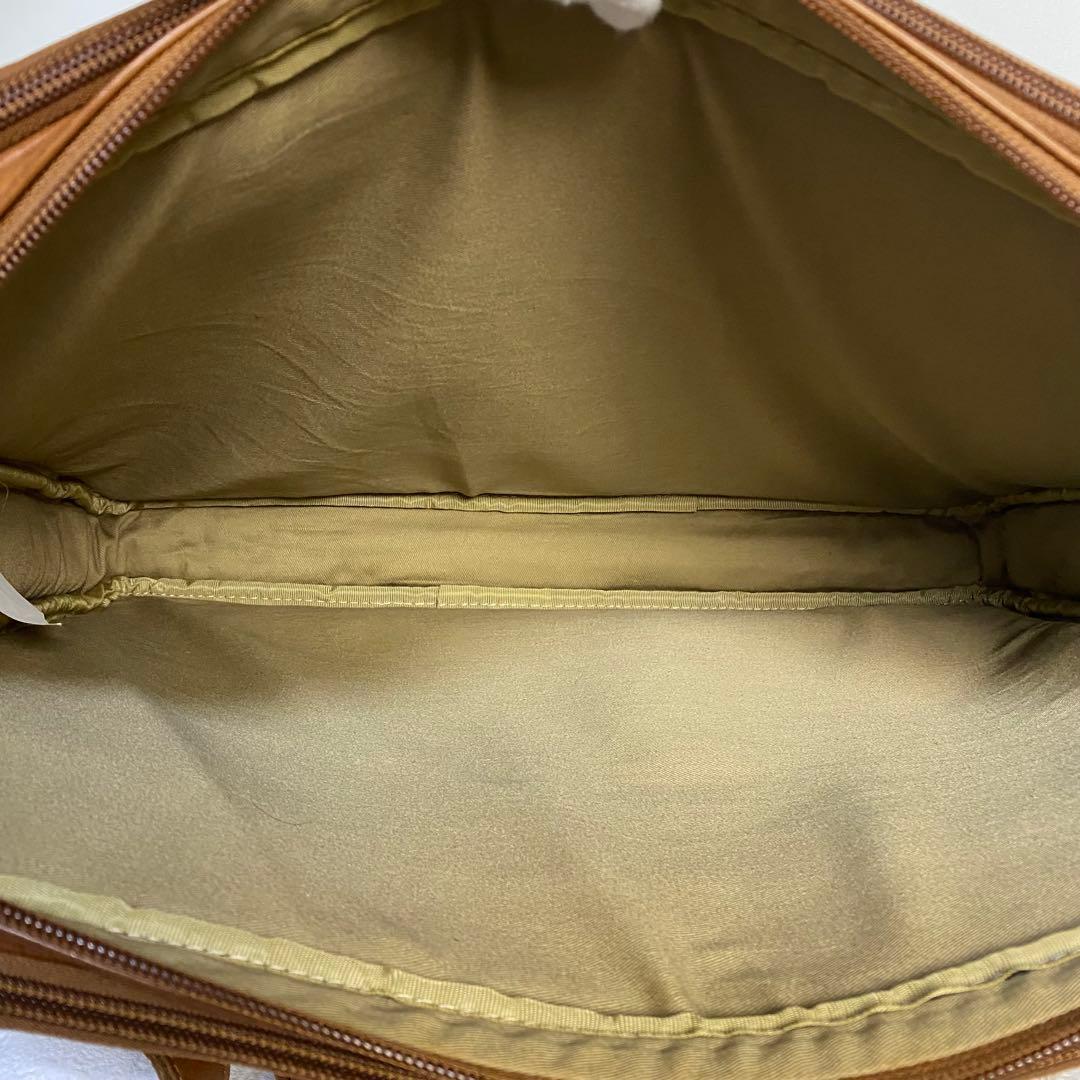 エルエルビーン　ビジネスバッグ　ブリーフケース　2WAY レザー　ブラウン