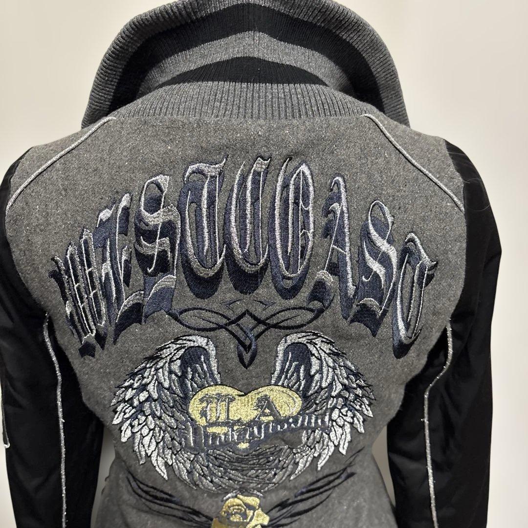 当時物　d.i.a. スカジャン　刺繍　ドクロ　スカル　ジャケット　平成ギャル