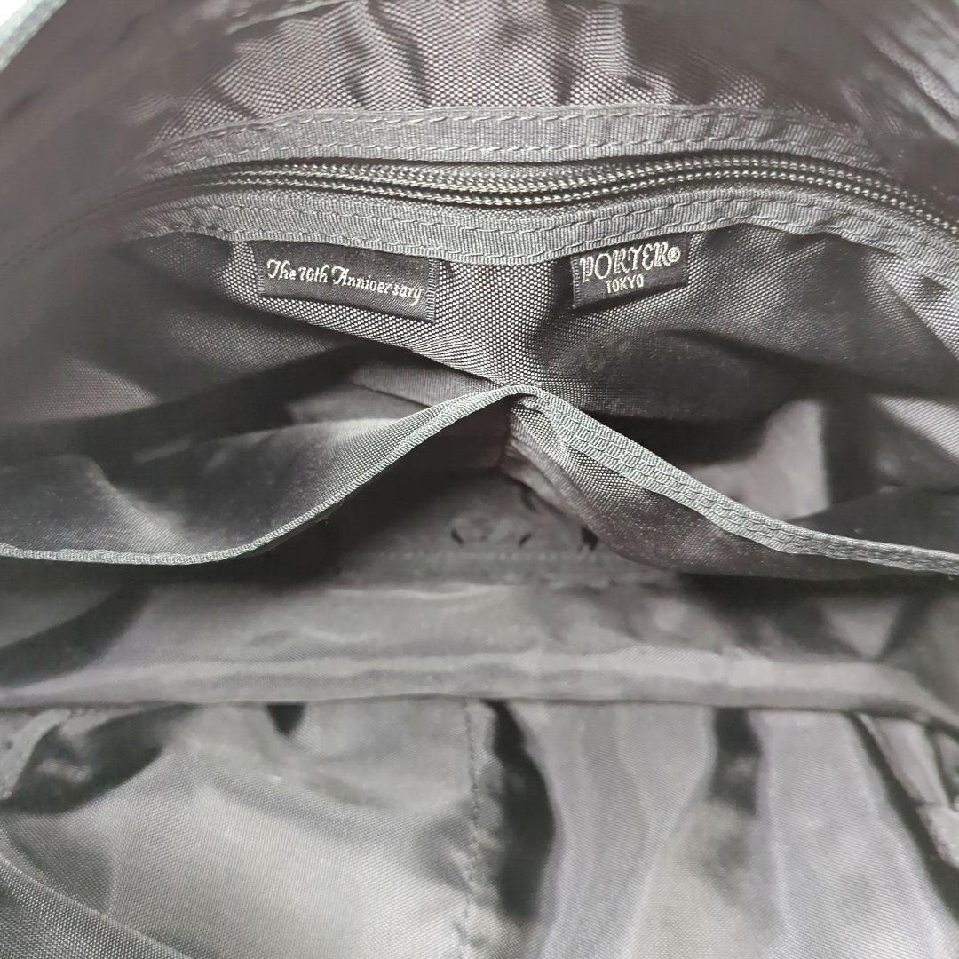 美品✨ポーター タンゴ ショルダーバッグ 黒 三日月 多収納 70周年記念モデル