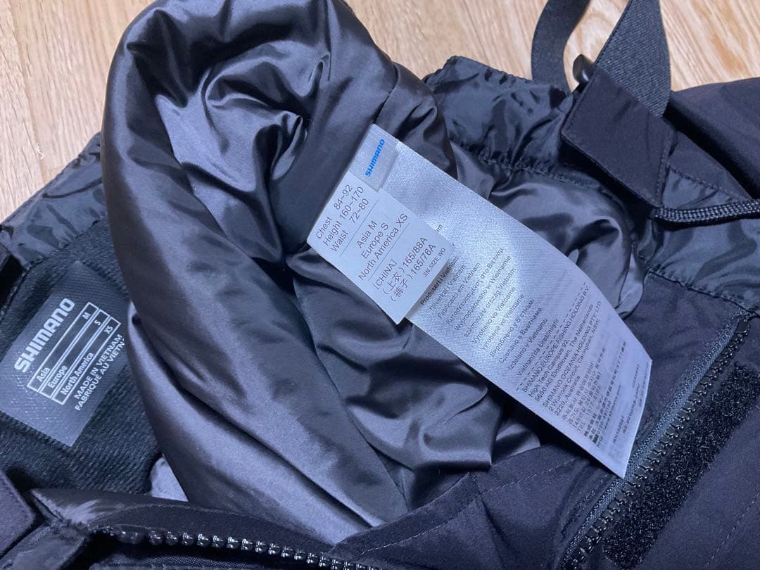 シマノ デュラスト ウォーム レインスーツ　防寒　ウインター