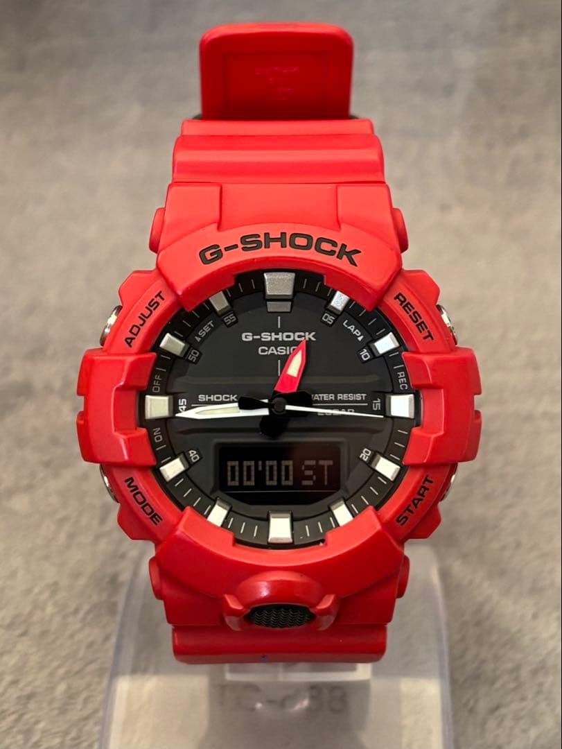 CASIO G-SHOCK GA-800-4AJF 電池新品交換済み