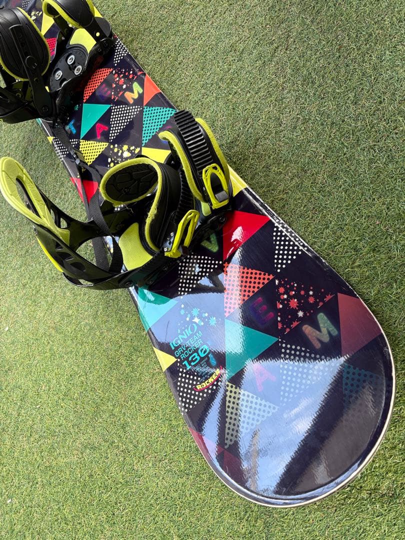 スノーボード2点セット IGNIO 130cm イグニオ キッズ 子供 ジュニア