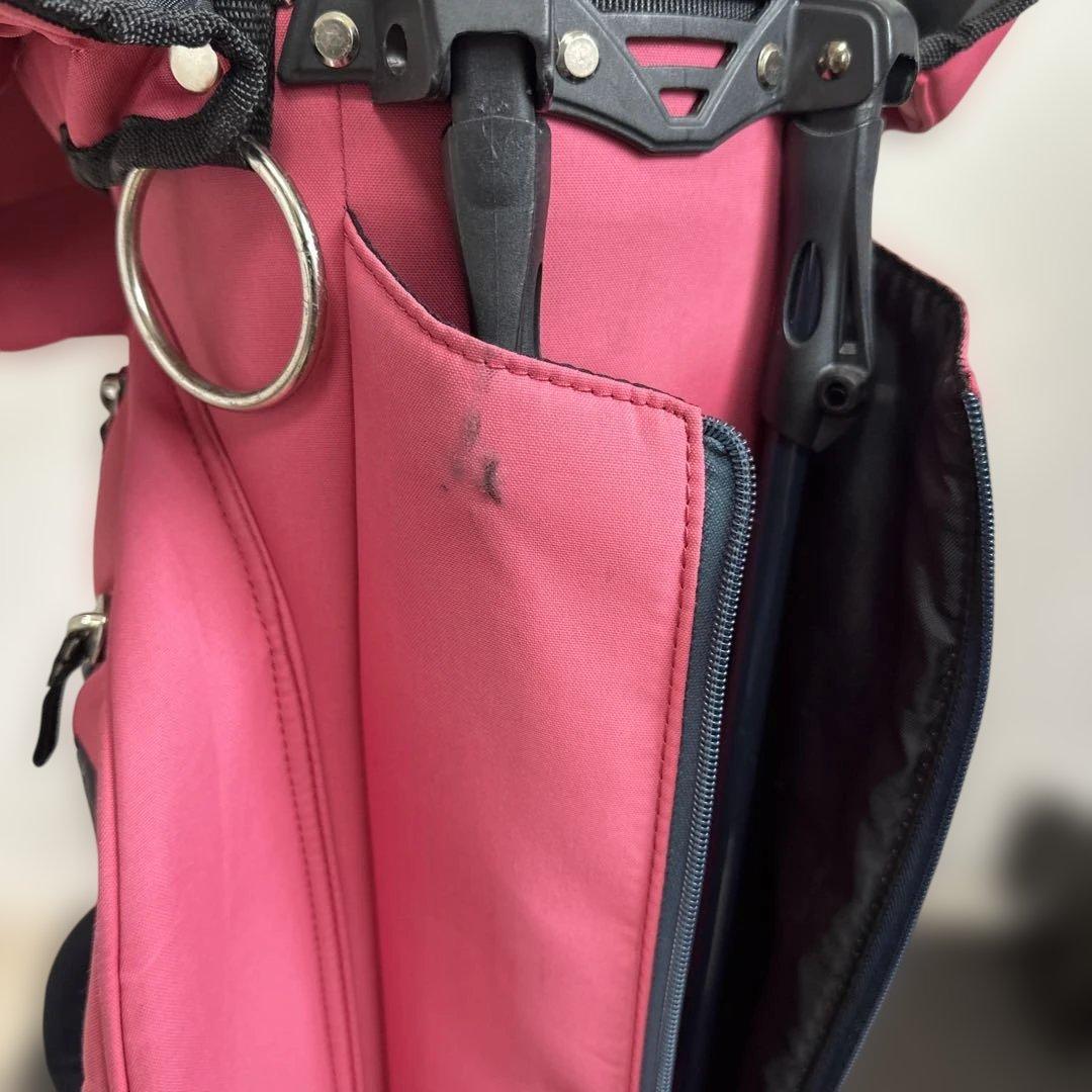 パーリーゲイツ スタンド式キャディバック ピンク