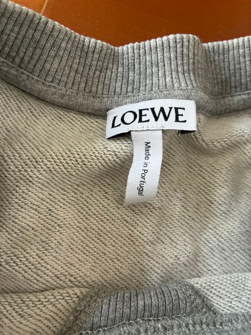 LOEWE グレー トレーナー Lサイズ