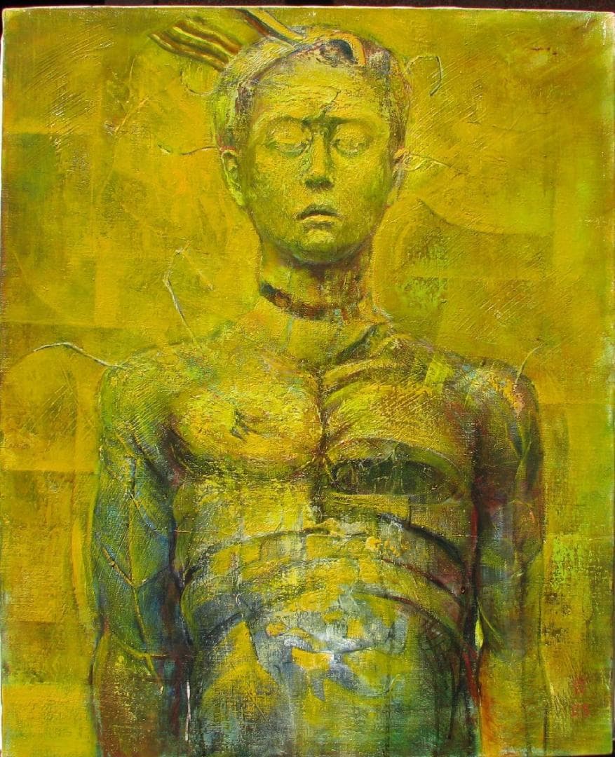 大澤哲郎「untitled to-458」F15号,1980年初期作,夢想時代