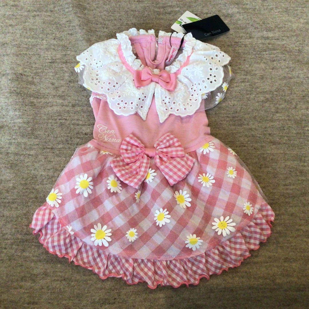 【新品】Can Nana キャンナナ　犬服　ワンピース　S+M