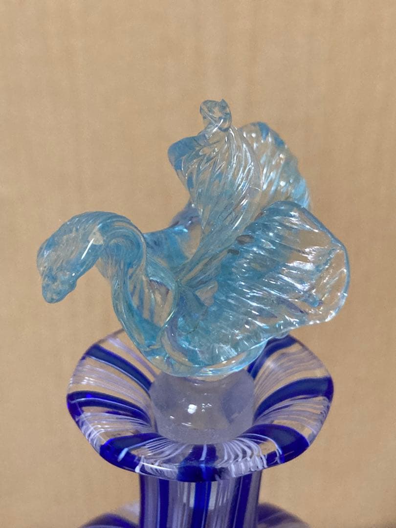 ベネチアングラス　レース瓶