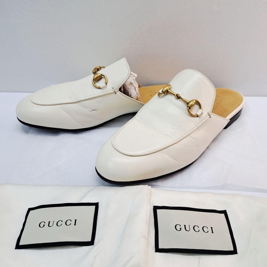 GUCCI ホースビット サンダル ホワイト