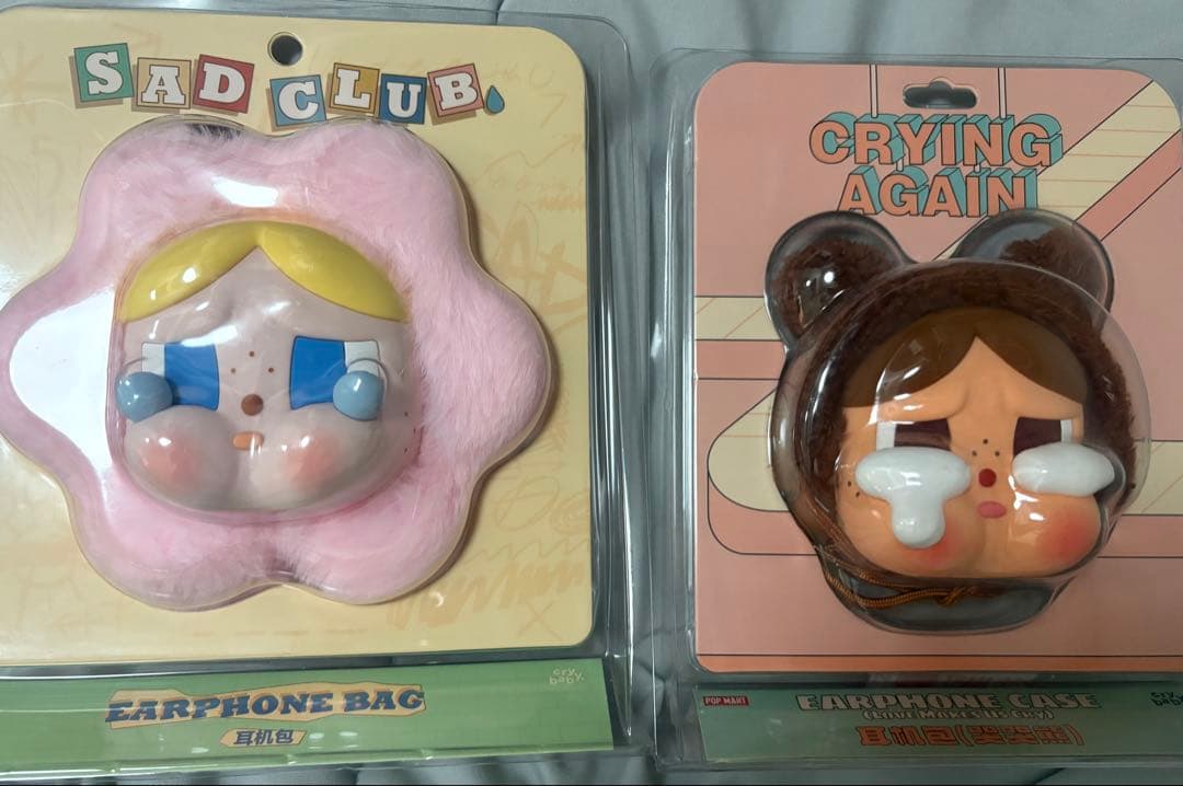 crybaby イヤホンケース　ぬいぐるみ　セット　ポップマート
