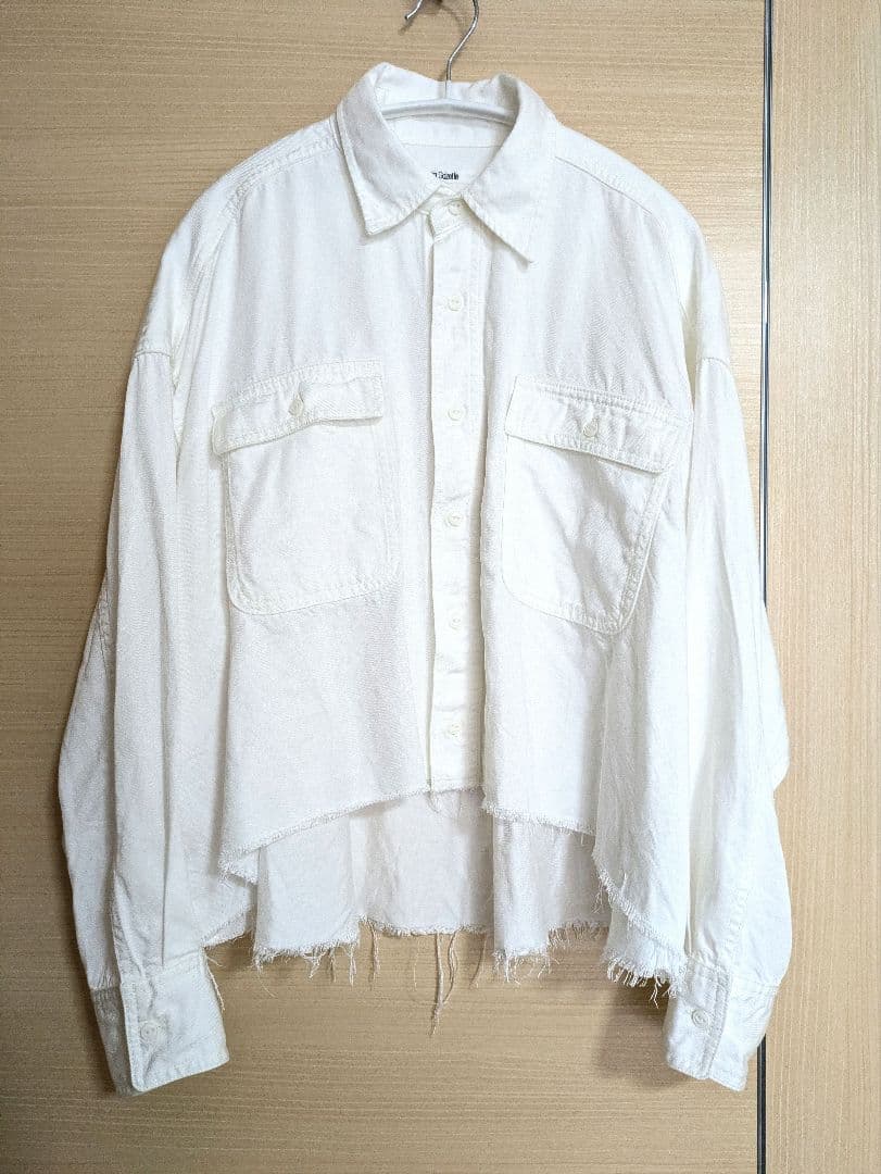 ウィムガゼット テンセル™繊維使用シャツ　白　ホワイト　フリーサイズ