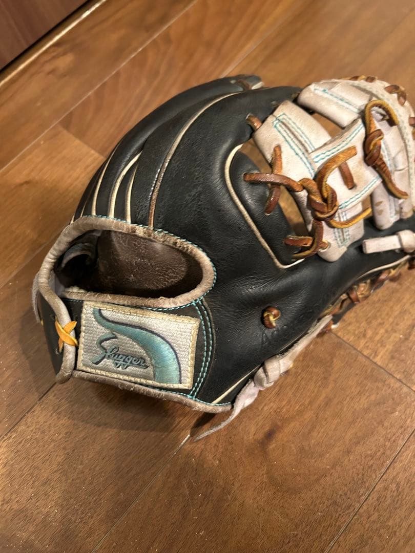 久保田スラッガー軟式野球グローブ 黒/白