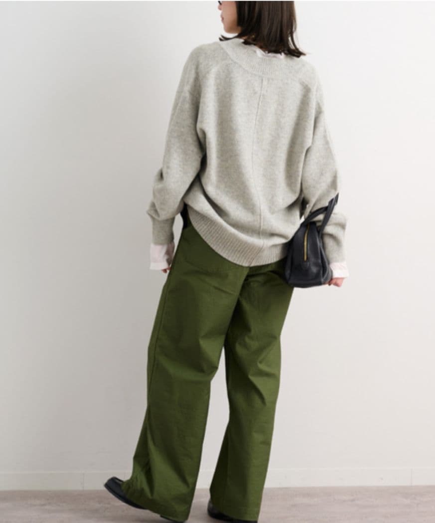 こ*の様 【極美品】ジャーナルスタンダードレリューム　ハミルトンウールVネックカ