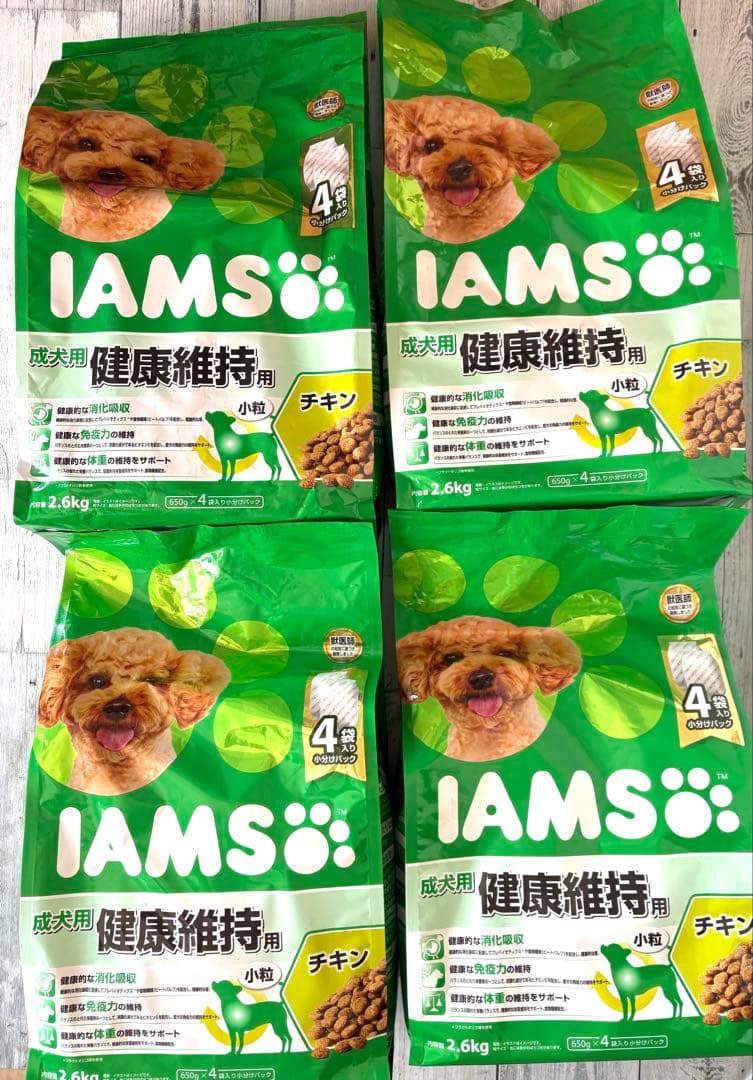 特価★IAMS 成犬用 健康維持 チキン 2.6kg×４袋★
