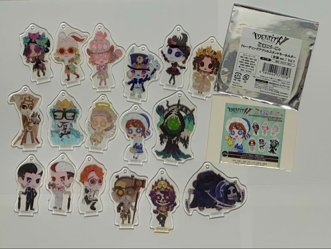 全17種類セット　第五人格 ミロこらーじゅ アクリルスタンドキーホルダ