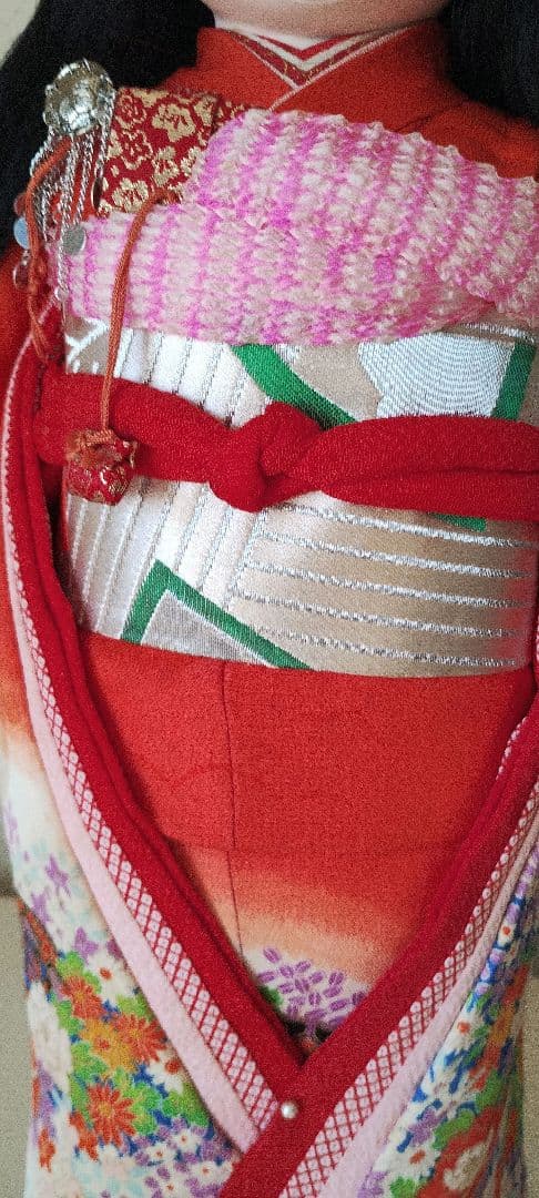 市松人形 日本人形 15号 約50㎝の立派な人形です