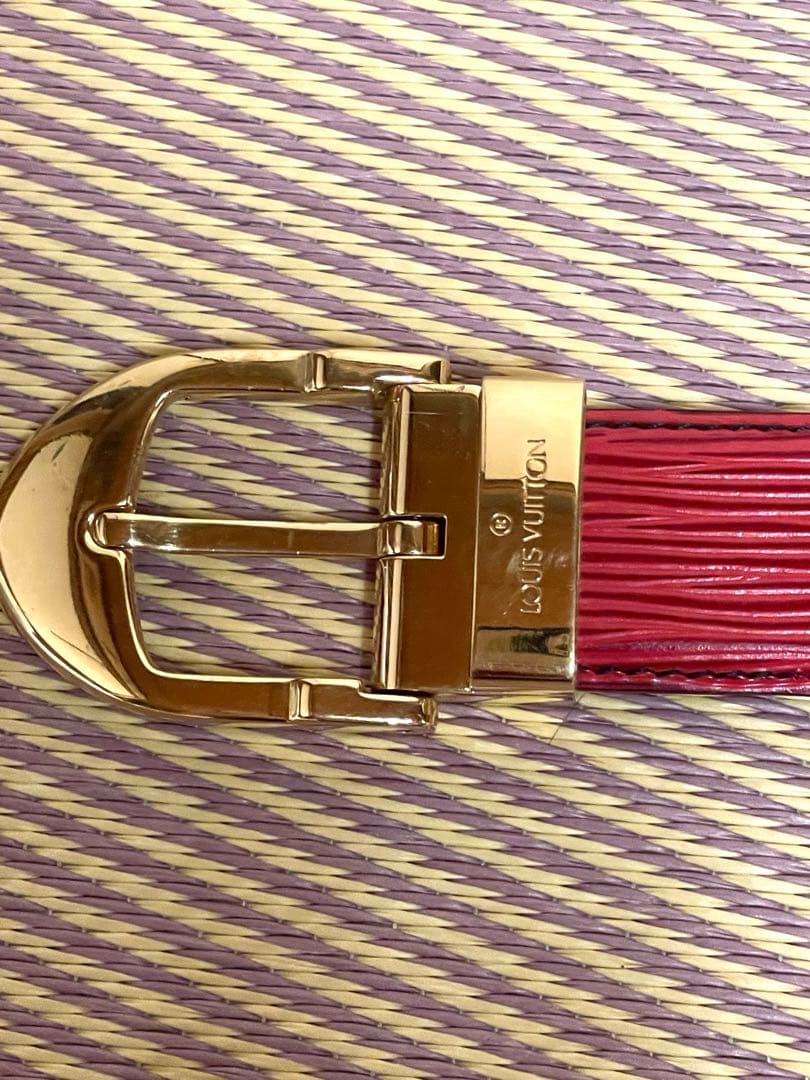 美品✨【Louis Vuitton 】ベルト　エピ　レッド