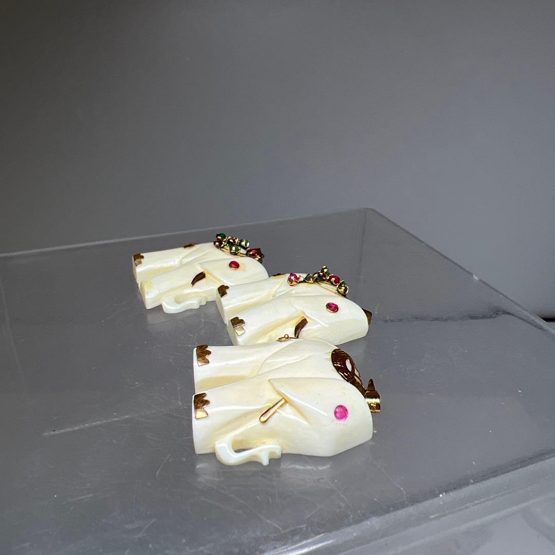 14K585刻印　極上　ネックレストップ3点　タサチ　東さ8-0126☆2F