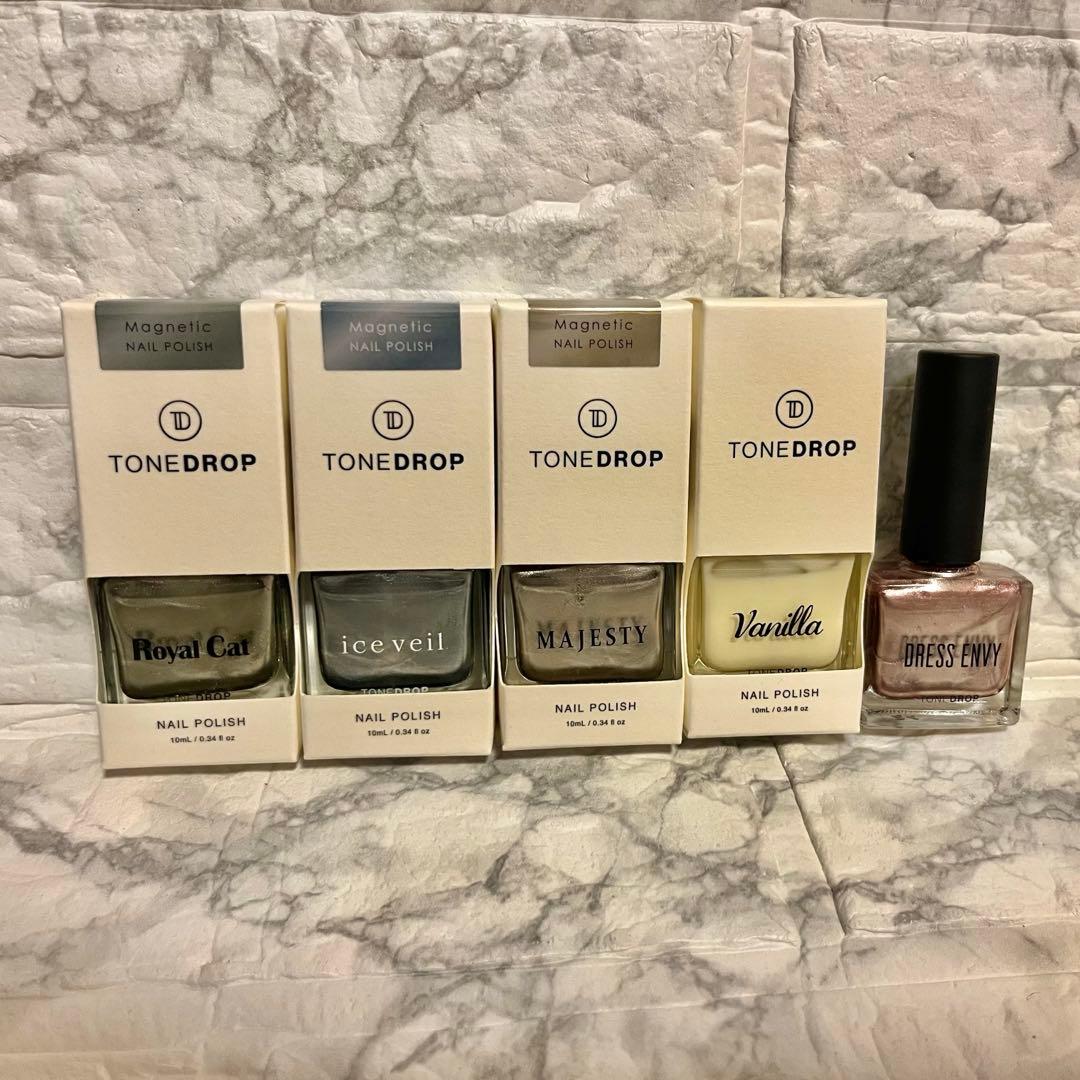 TONE DROP トーンドロップ　　　　ネイルポリッシュ【5本セット】