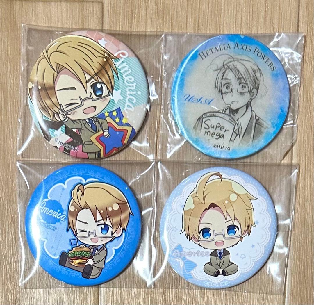 ヘタリア　アメリカ　缶バッジ　まとめ売り