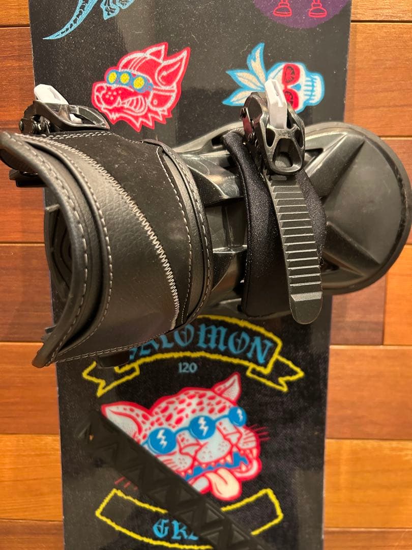 キッズスノーボードセット120cm サロモングレイル　24-25