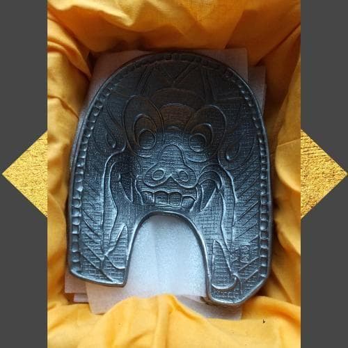 【新品】24K The art of Chokin☆希少▶鬼瓦茶托 5客 年譜付