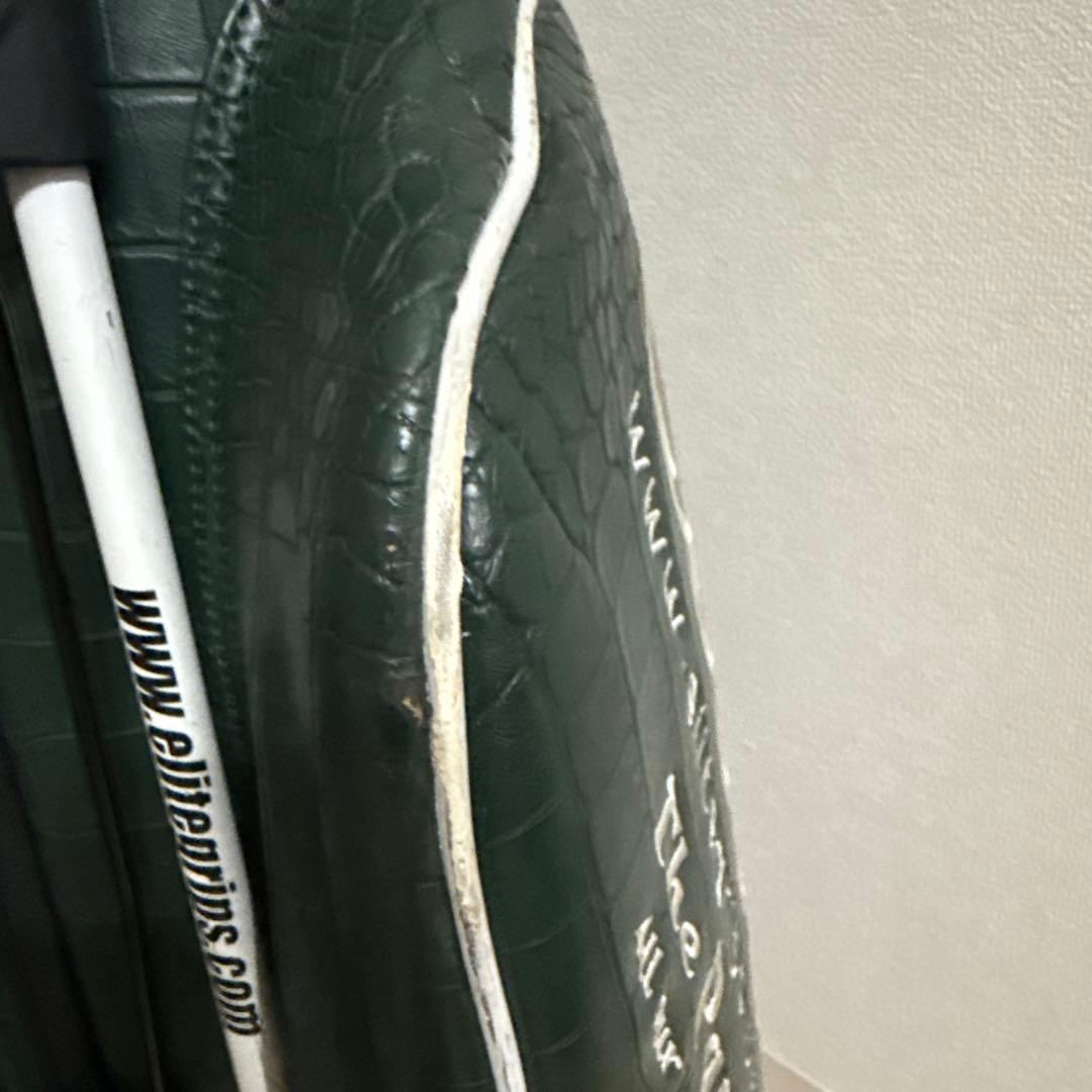 elite grips 限定ツアーモデルキャディバッグ 緑/白 日本国旗