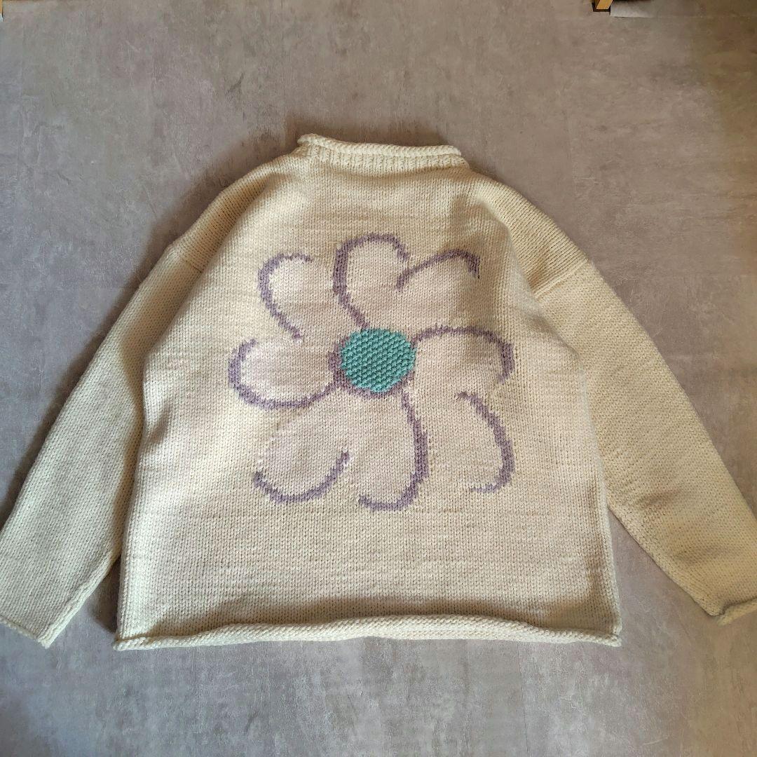 美品 Chah Chah FLOWER with LOVE HAND KNIT