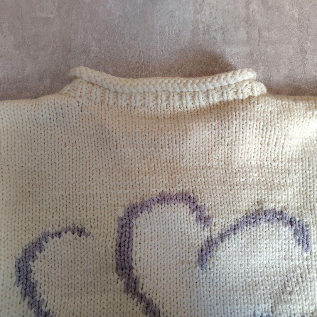 美品 Chah Chah FLOWER with LOVE HAND KNIT