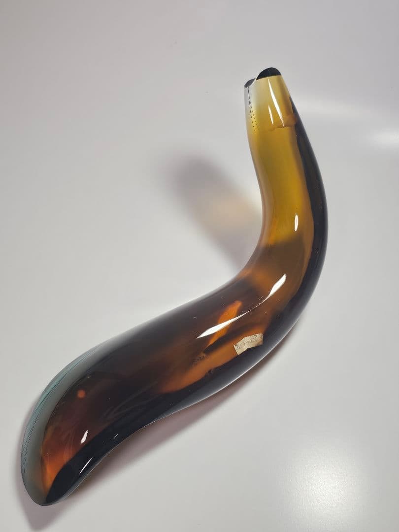 チェコスロバキア EXBOR 魚 インテリア★置物 ガラス製 全長33cm