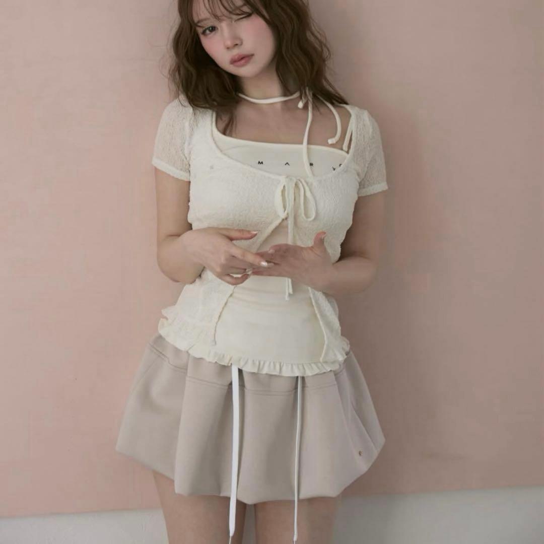 トップス andmary ANDMARY Claire set tops ivory