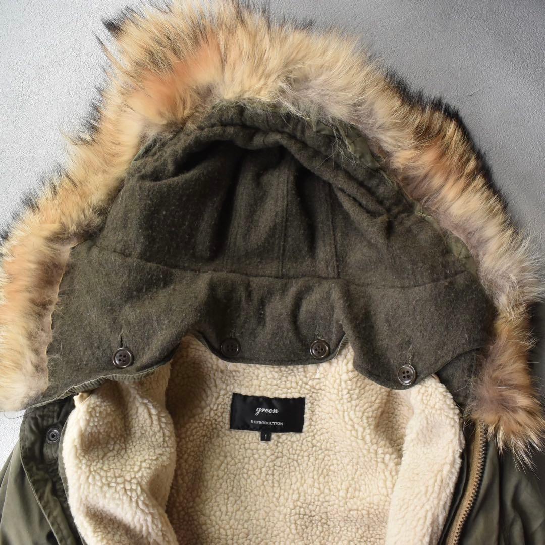 green REPRODUCTIONモッズコート現HYKE M-51型フィッシュ