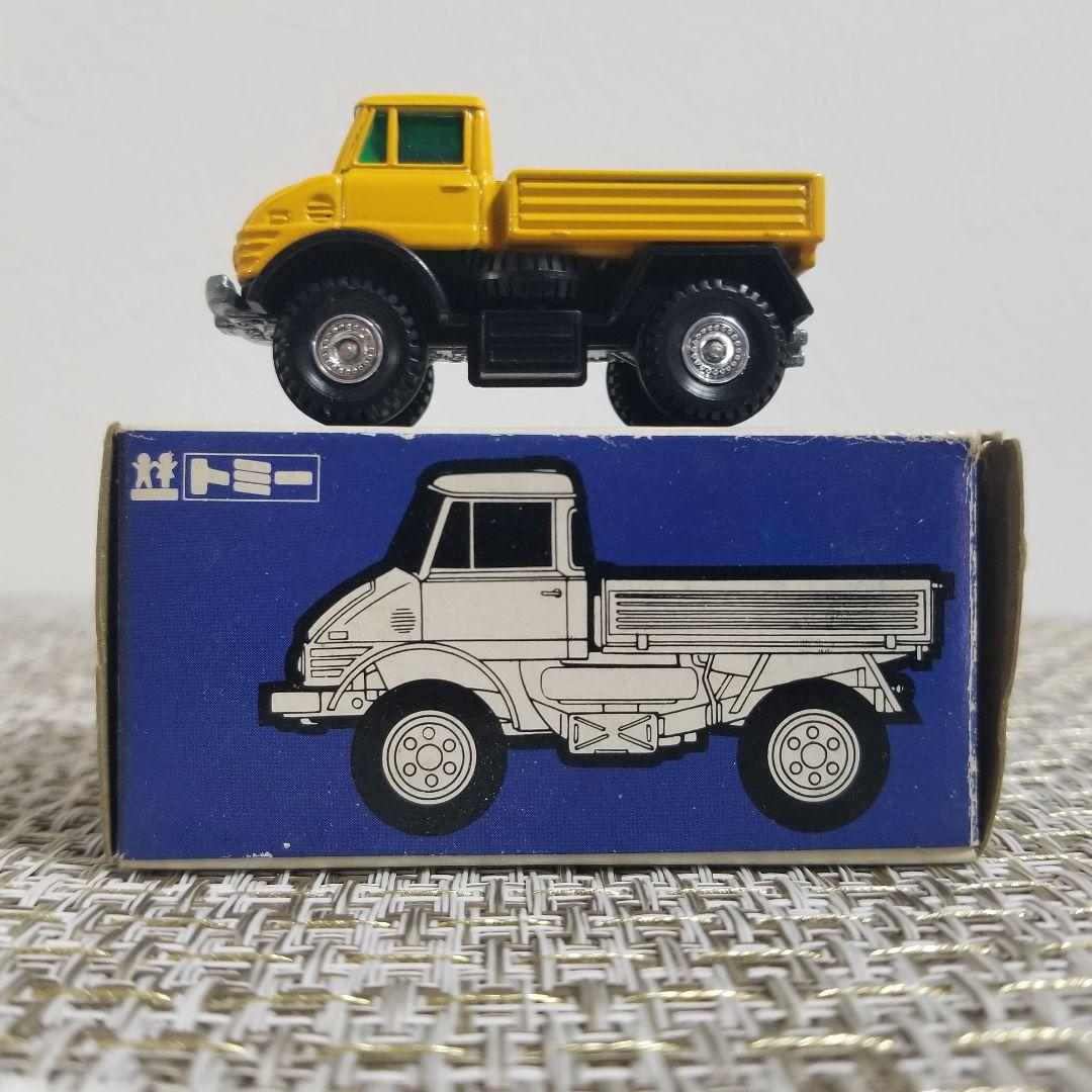 トミカ　青箱　No.F41- メルセデス ベンツ ウニモグ　日本製