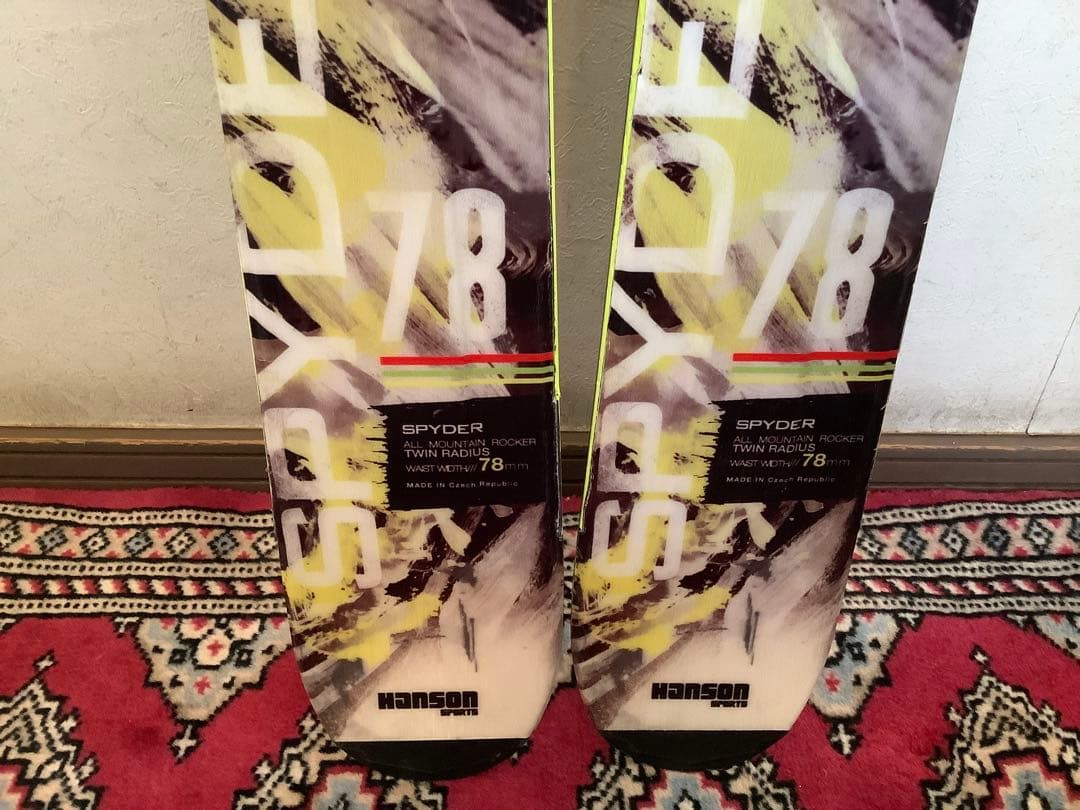 SPYDER78 163cm スキーTYROLIAビンディングHANSON 良品
