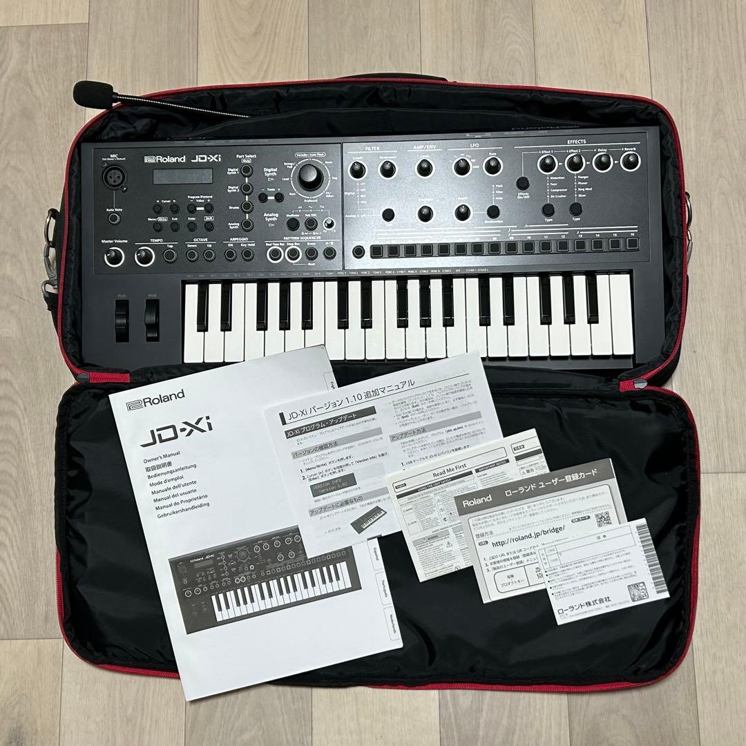 Roland JD-Xi シンセサイザー + 純正キャリングケース