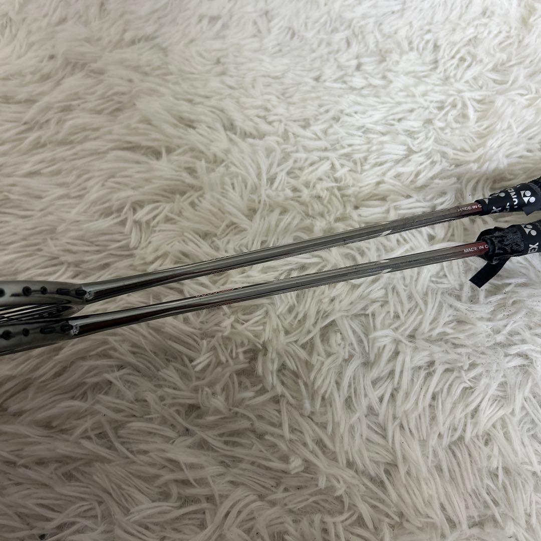 【2本セット】MMOA XENEPOWER16 バドミントンラケット シルバー