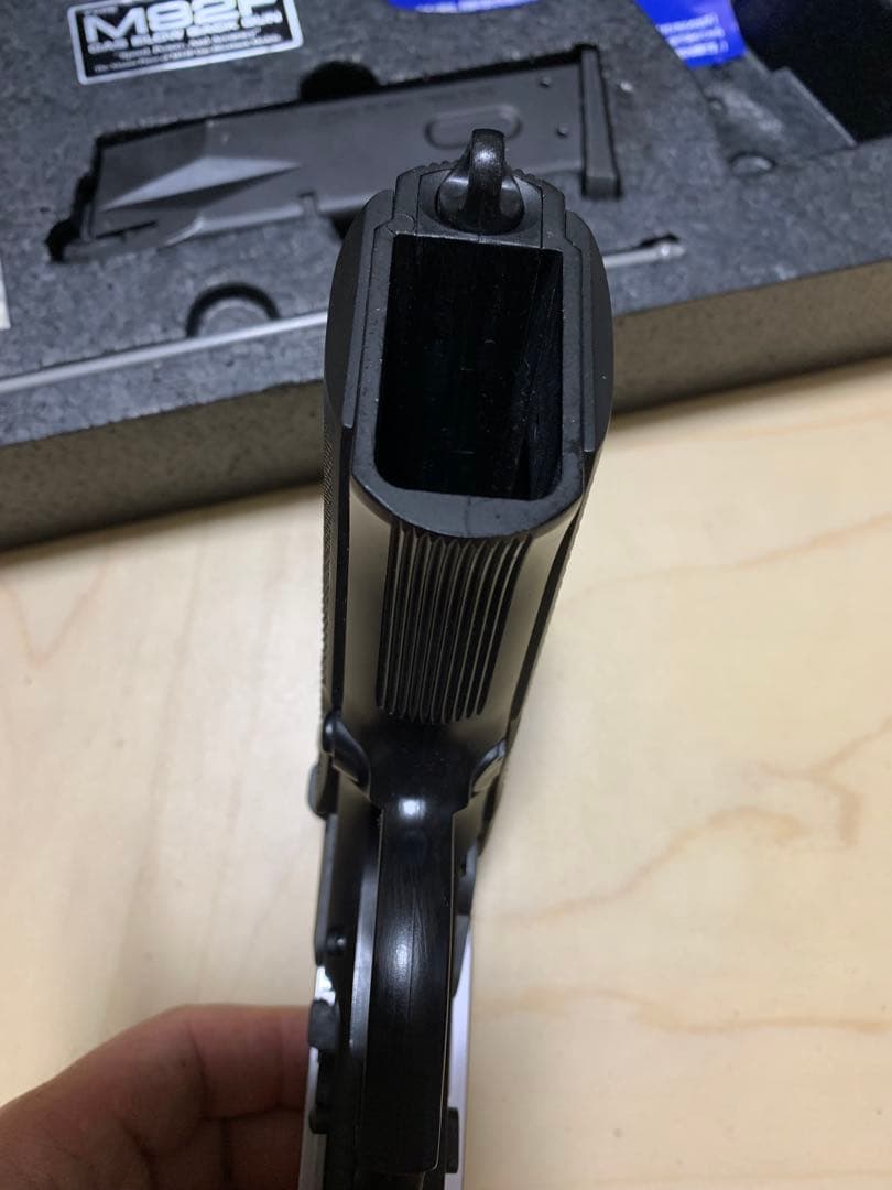 東京マルイM92Fガスブローバック　ハーフシルバー固定ホップ、デッコキング機能無